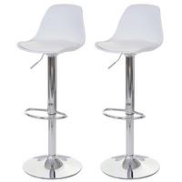 BARHOCKER Weiß 2er-Set - Weiß, Textil (39/103/43cm) - MCW