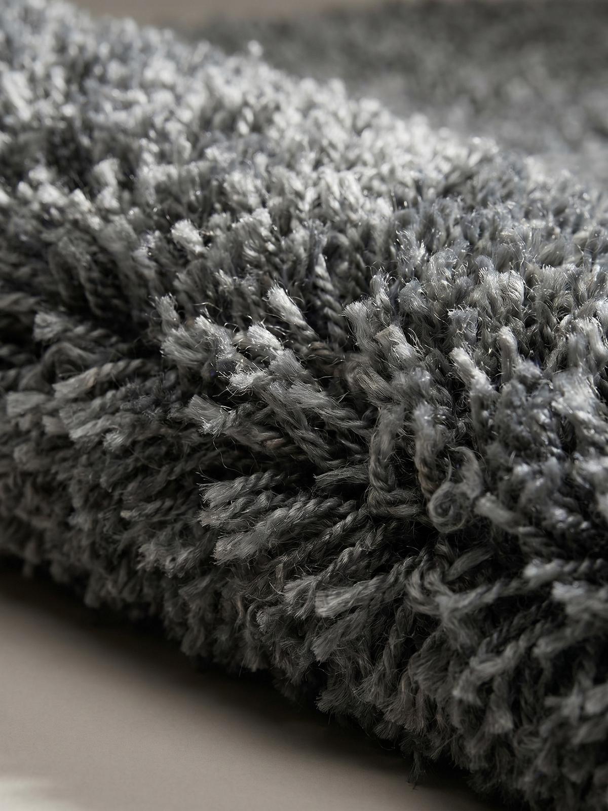 HOCHFLORTEPPICH SALZACH, einfarbig, aus Polypropylen, Hellgrau, 80 x 250 cm - Grau, Textil (80/250cm) - KADIMA DESIGN