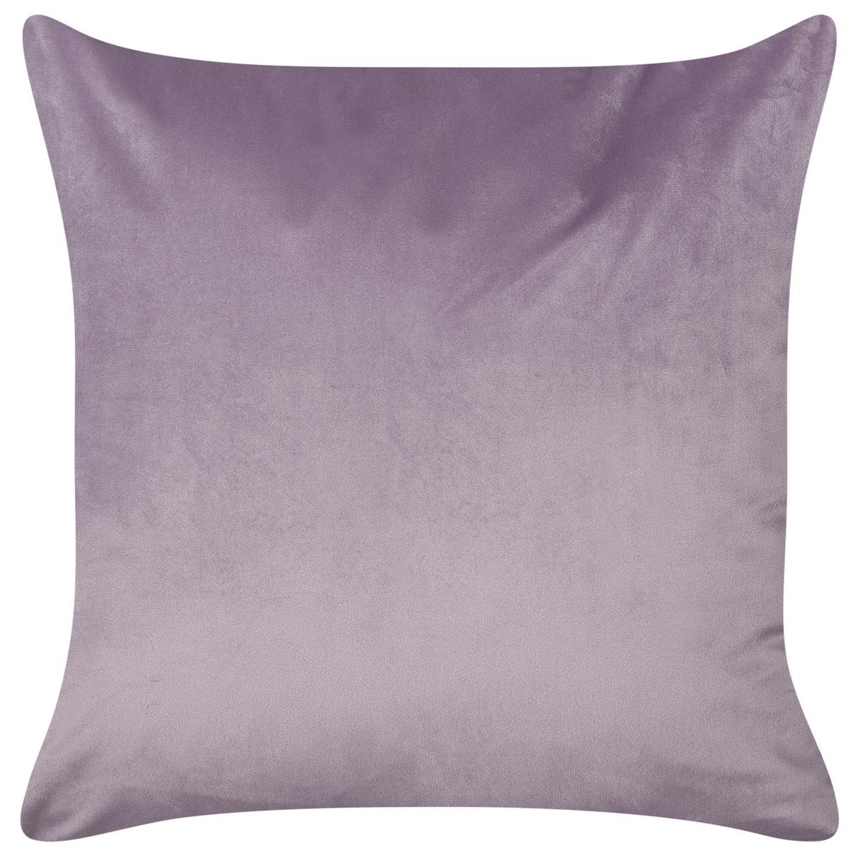 DEKOKISSEN 2er-Set Violett 45/45 cm Lavatera - Violett, Textil (45/45cm) - Beliani