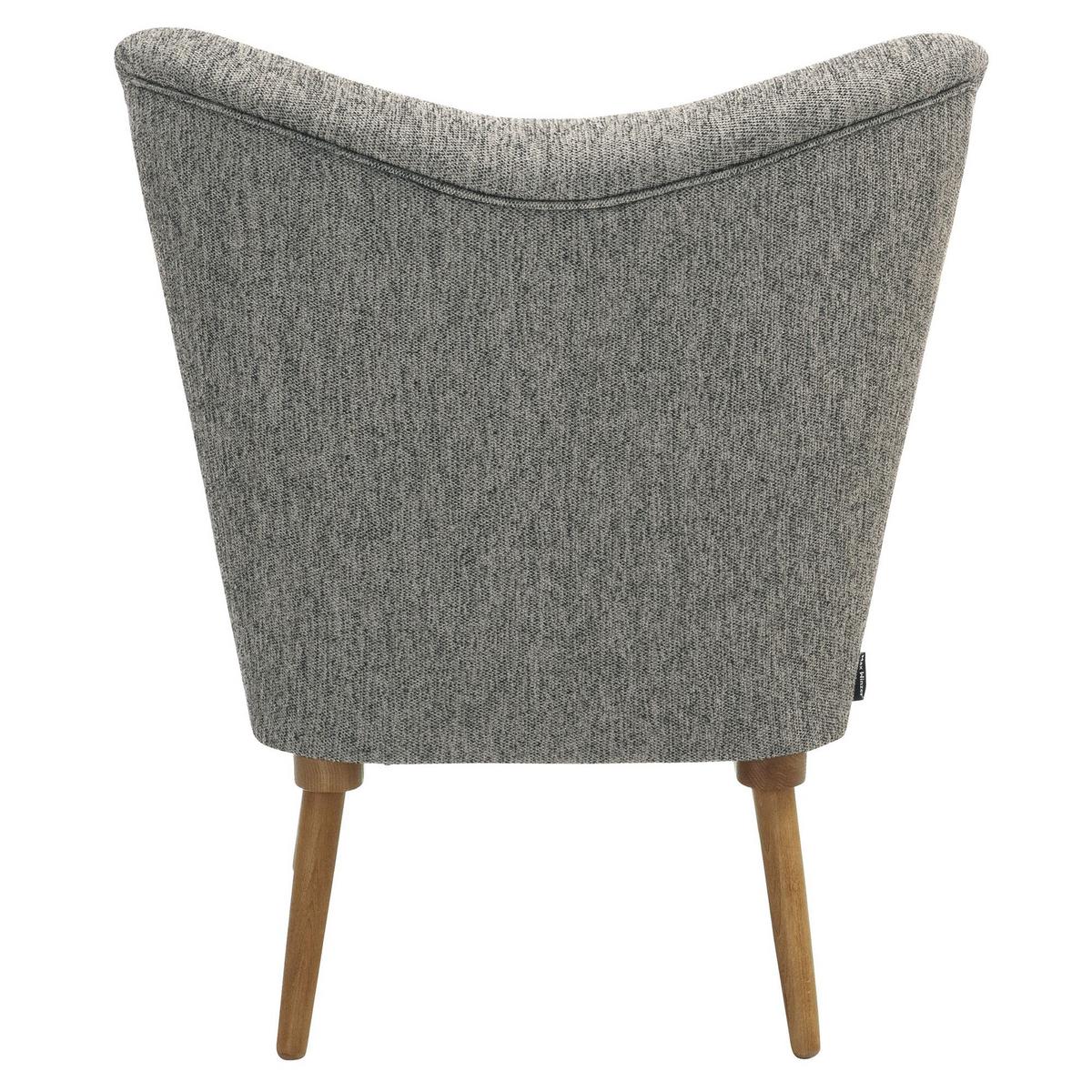 COCKTAILSESSEL Kayra Flachgewebe (Strukturgewebe) grau - Grau, Kunststoff (72/90/74cm) - 58aufmkessel