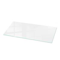 TISCHPLATTE 125x50 cm Farbe Weiß, glatt - Weiß, Glas (125/50/0.4cm) - TULUP