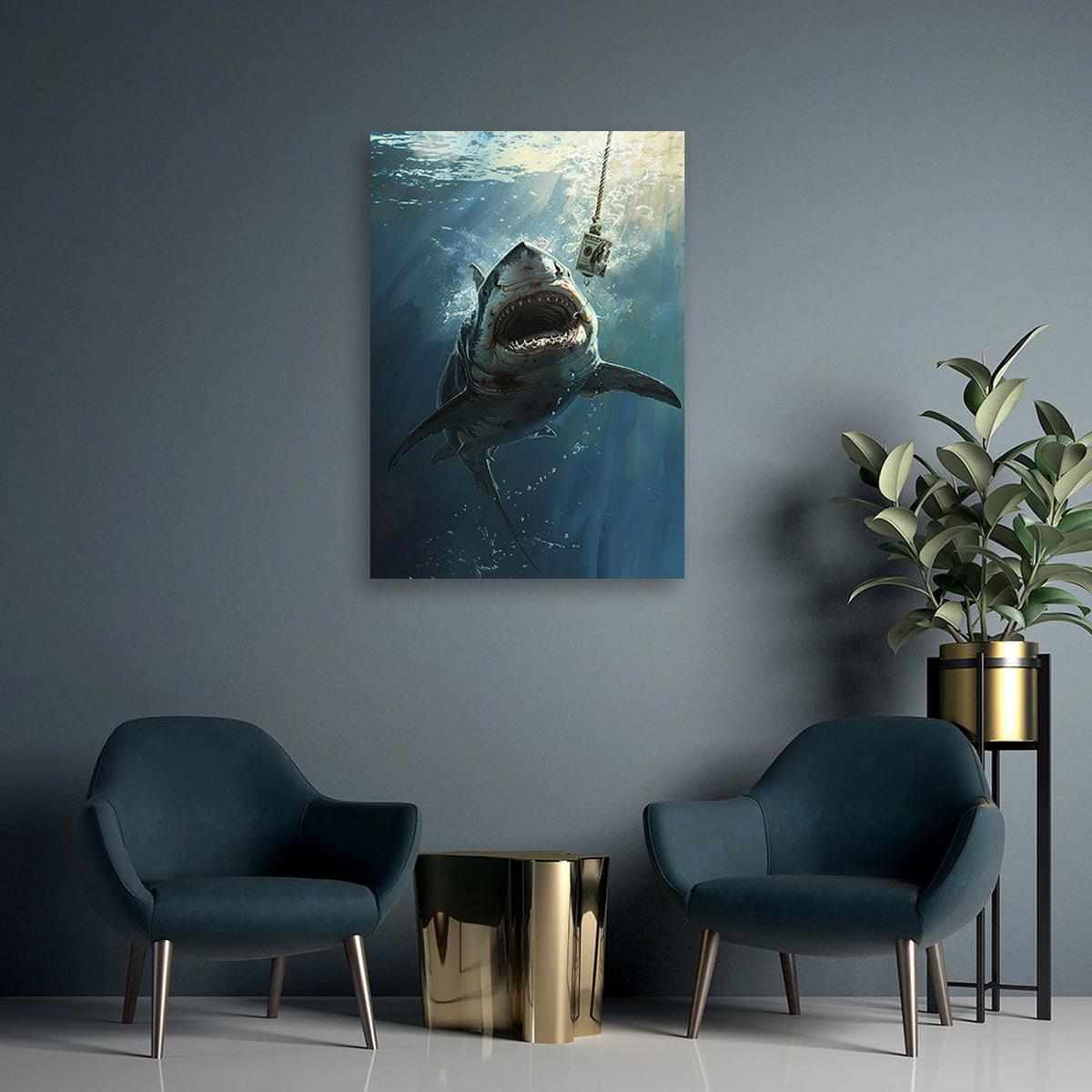 KUNSTDRUCK Blau 80/120 cm - Blau, Textil (80/120cm) - KUNSTLOFT