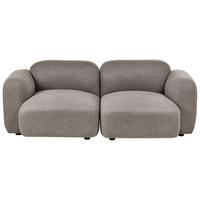 3-SITZER-SOFA Stoff Dunkelgrau Afoss - Dunkelgrau, Textil (195/71/94cm) - Beliani