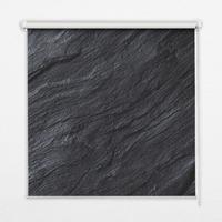 INNENROLLO - Fensterrollo - Rollo - 60x40 cm - Schwarze Textur - Schwarz, Kunststoff (60/140/0.5cm) - TULUP