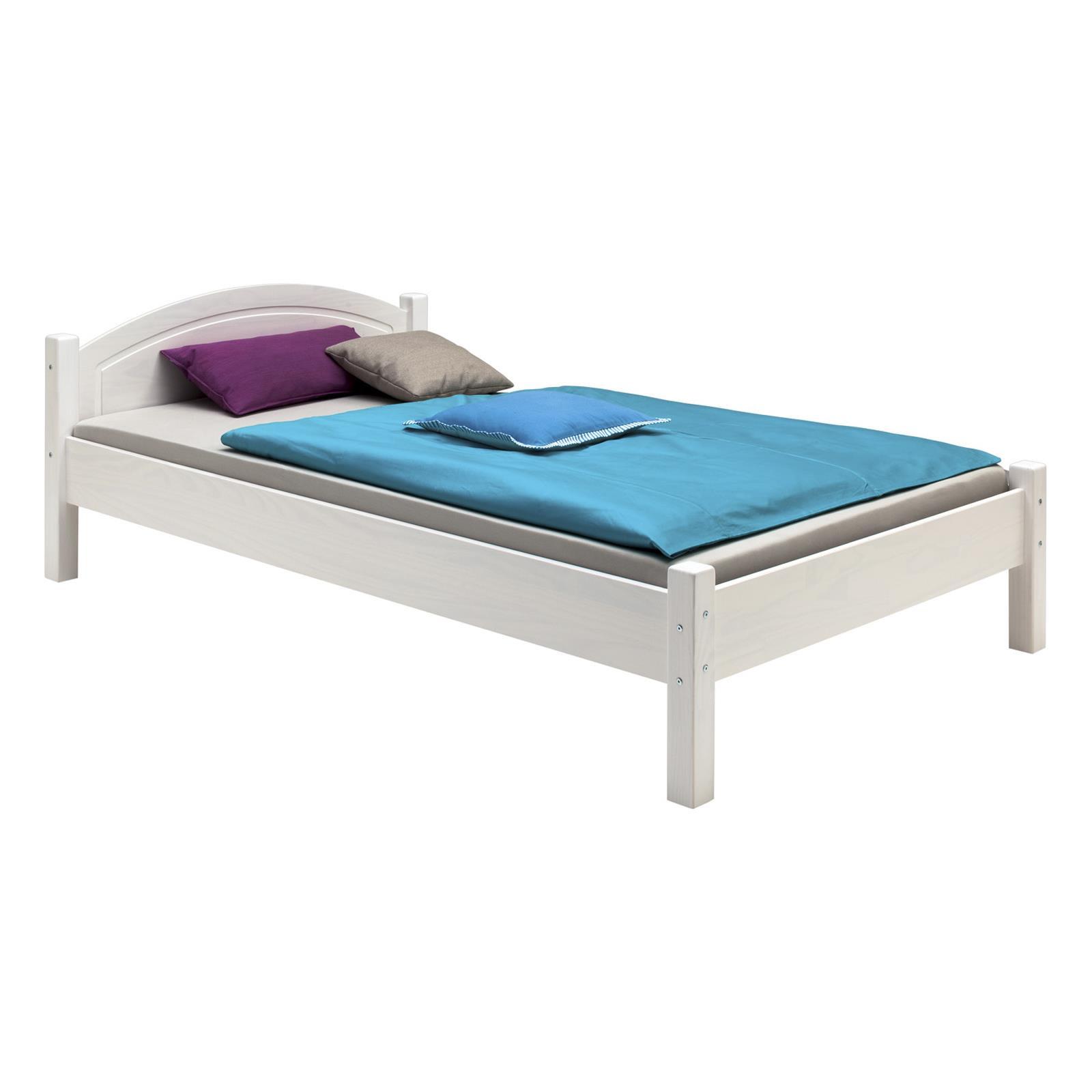 HOLZBETT MARIE 90x200 cm weiß - Weiß, Holz (90/200cm) - IDIMEX