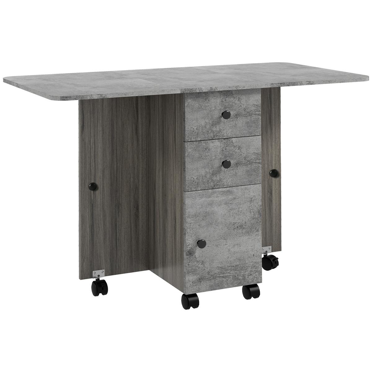 ESSTISCH Gryvin 120/60/76.5 cm - Grau, Holz (120/60/76.5cm) - ZMH