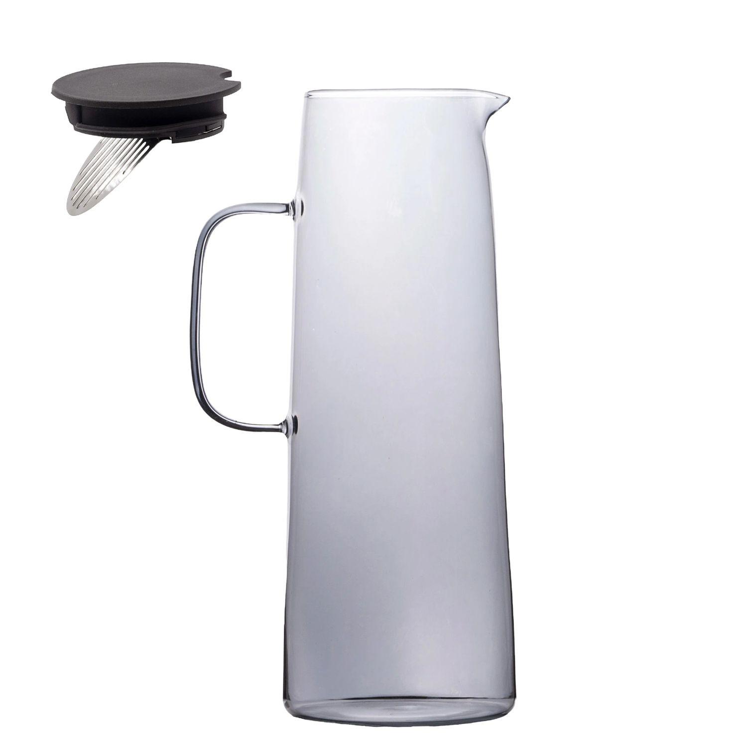 KARAFFE 1.4 Liter - Grau, Glas (1.7L) - Intirilife