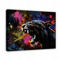 LEINWAND BILDER Abstrakt 120x80 - Multicolor, Holzwerkstoff (120/80cm) - Wallarena