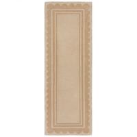 TEPPICH aus Wolle WENSUM in Beige, geometrisch, 80 x 230 cm - Beige, Textil (230/80cm) - KADIMA DESIGN