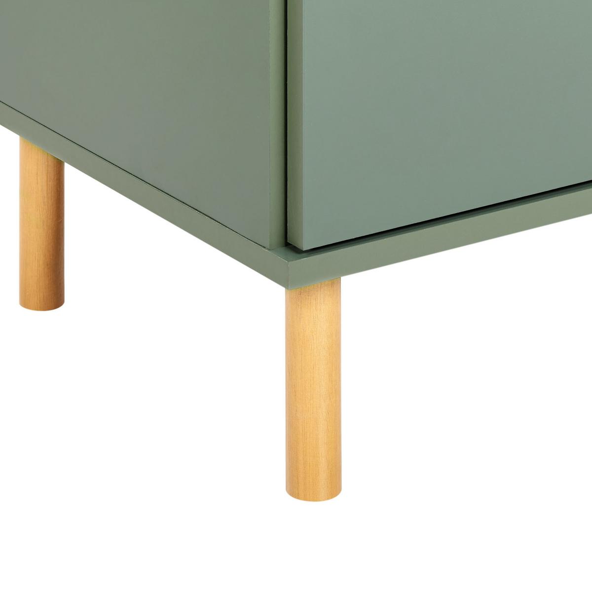 KOMMODE mit 6 Schubladen Grün Walpole - Grün, Holzwerkstoff (158/76/40cm) - Beliani