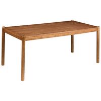 ESSTISCH Dunkle Eiche 180/90 cm Fondis - Dunkelbraun, Holzwerkstoff (180/90/77cm) - Beliani