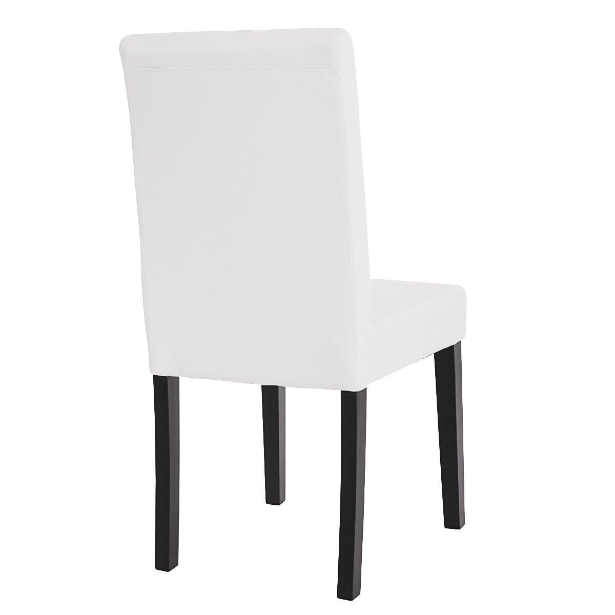 ESSZIMMERSTUHL Weiß 6er-Set - Weiß, Textil (43/90/56cm) - MCW