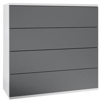 KOMMODE Pavos Anthrazit matt - Anthrazit, Holzwerkstoff (76/76/35cm) - Vladon