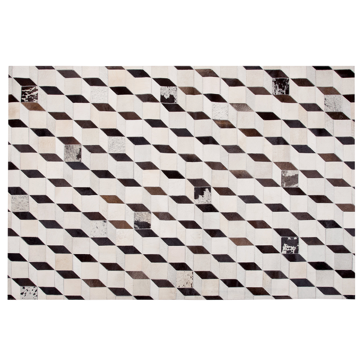 KURZFLOR-TEPPICH Alpkoy 200/140 cm - Beige, Fell (140/200cm) - Beliani