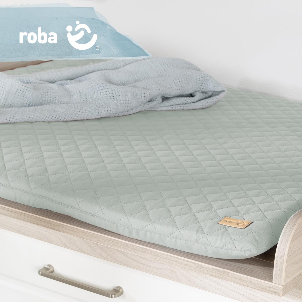 WICKELAUFLAGE roba Style Frosty green - Grün, Textil (85/75cm) - Roba