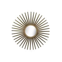 WANDSPIEGEL Gold 92/92 cm - Goldfarben, Metall (7.1/92/3cm) - KUNSTLOFT