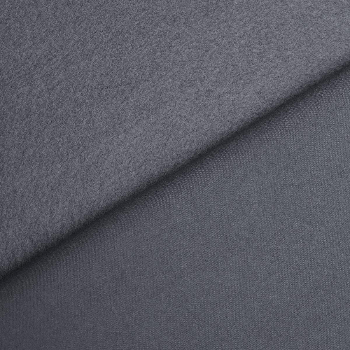 VORHANG Amelie TO mit Öse 140x245cm Anthrazit (2tlg) - Anthrazit, Textil (140/245/1cm) - Beautissu 