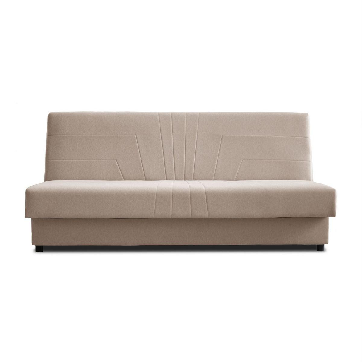 SCHLAFSOFA VERO II mit Schlaffunktion Castel 15 - Beige, Textil (191/88/90cm) - Lookway
