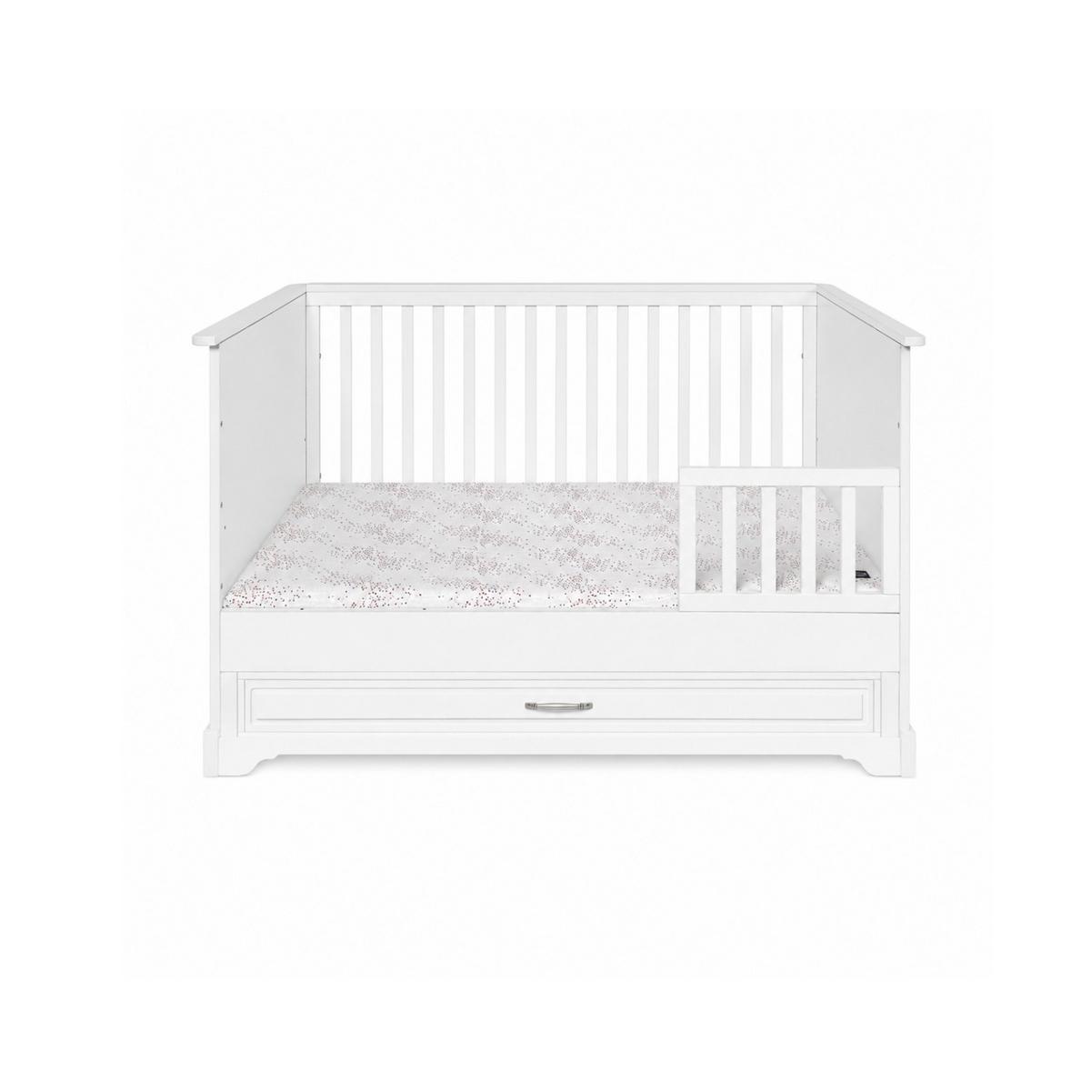 CHILDREN beds TWINKLE mit Schublade Weiß matt - Weiß, Holzwerkstoff (150/90/80cm) - Lookway