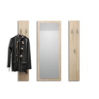 GARDEROBE Spot Eiche sägerau - Eiche San Remo, Holzwerkstoff (120/140/2cm) - Vladon
