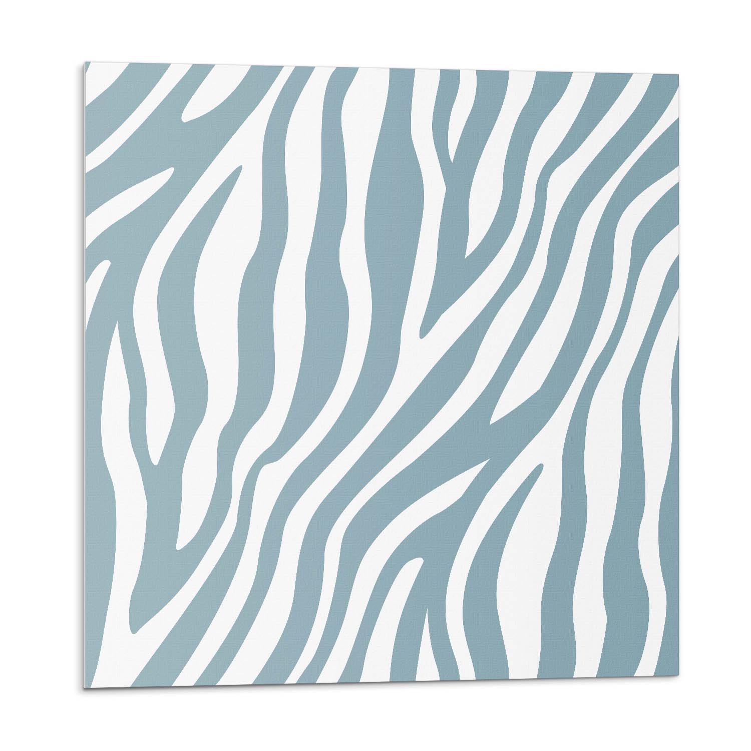 WANDPANEEL 9 Stück 30x30 cm selbstklebend Feravel - Türkis, Kunststoff (30/1.6/30cm) - Wallfluent