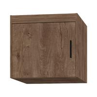 AUFSATZSCHRANK Storicos Eiche Lefkas 59,9/55/53 cm - 1T Modern - Braun, Holzwerkstoff/Kunststoff (60/55/53cm) - AX Living
