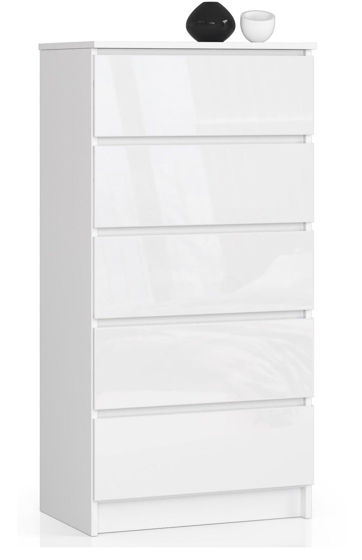 KOMMODE Weiß, Weiß Glanz 121/60/40 - Weiß, Holzwerkstoff (60/121/40cm) - RAUMHIRSCH FURNITURE