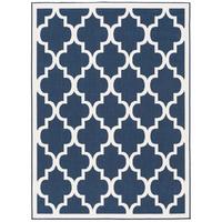 IN- UND OUTDOOR TEPPICH BEIDSEITIG CAPE COD FLIESENOPTIK - Blau, Textil (133/190cm) - Pergamon