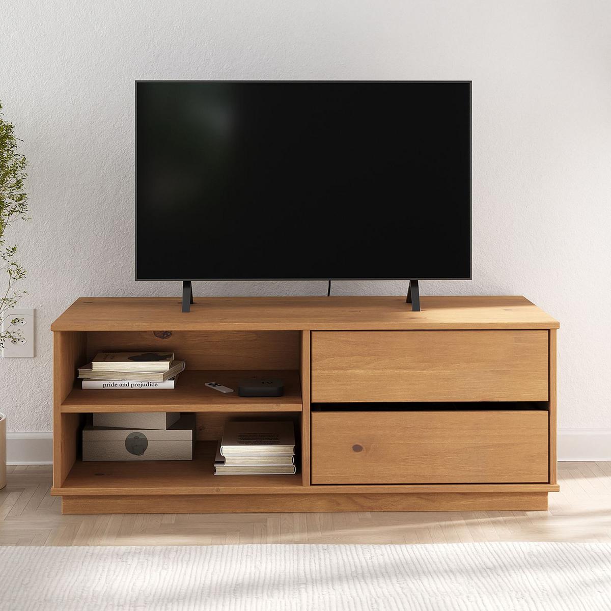 LOWBOARD MAITE - Eichefarben, Holz (110/42/40cm) - IDIMEX