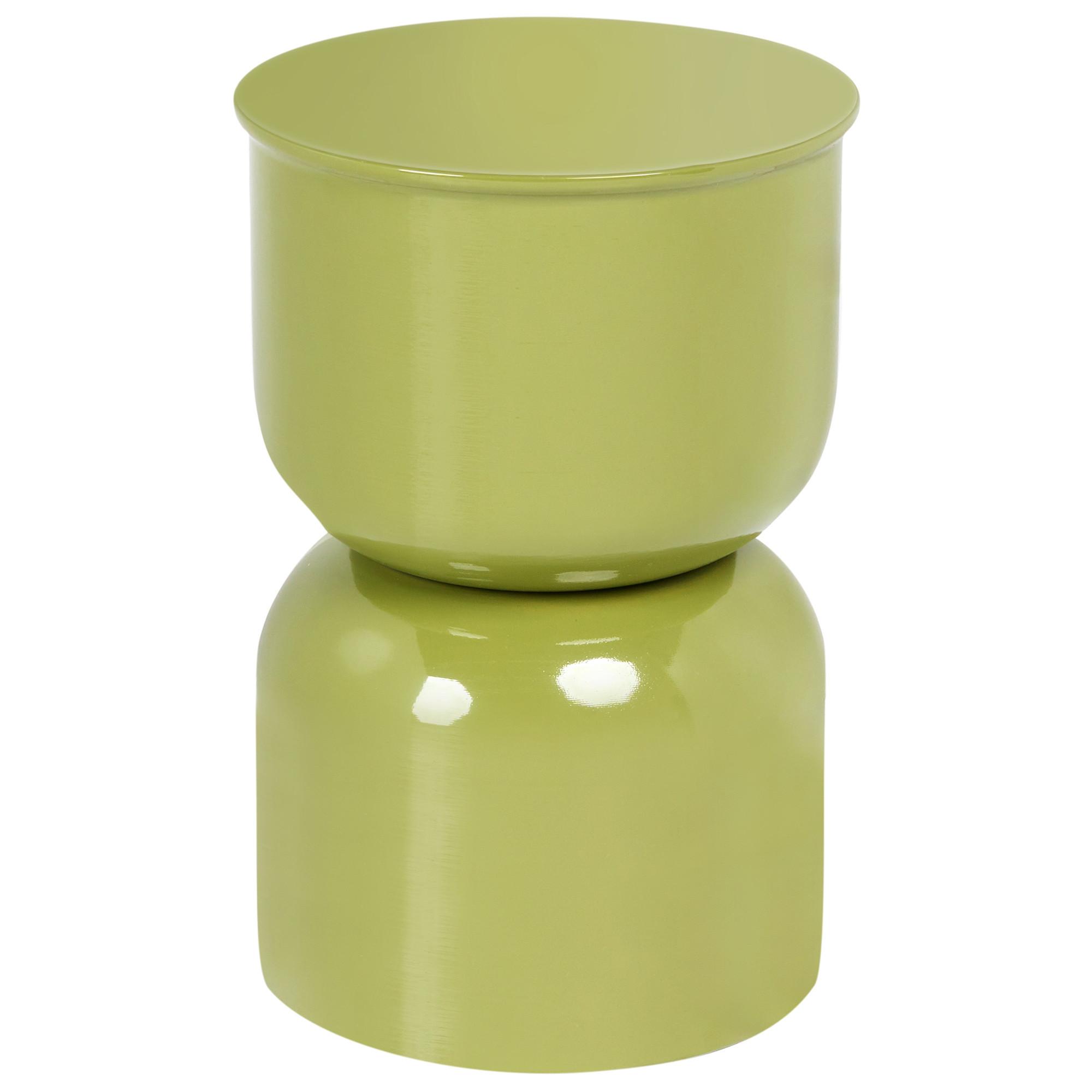 BEISTELLTISCH Metall Olivgrün Letta - Grün, Metall (31/31/47cm) - Beliani