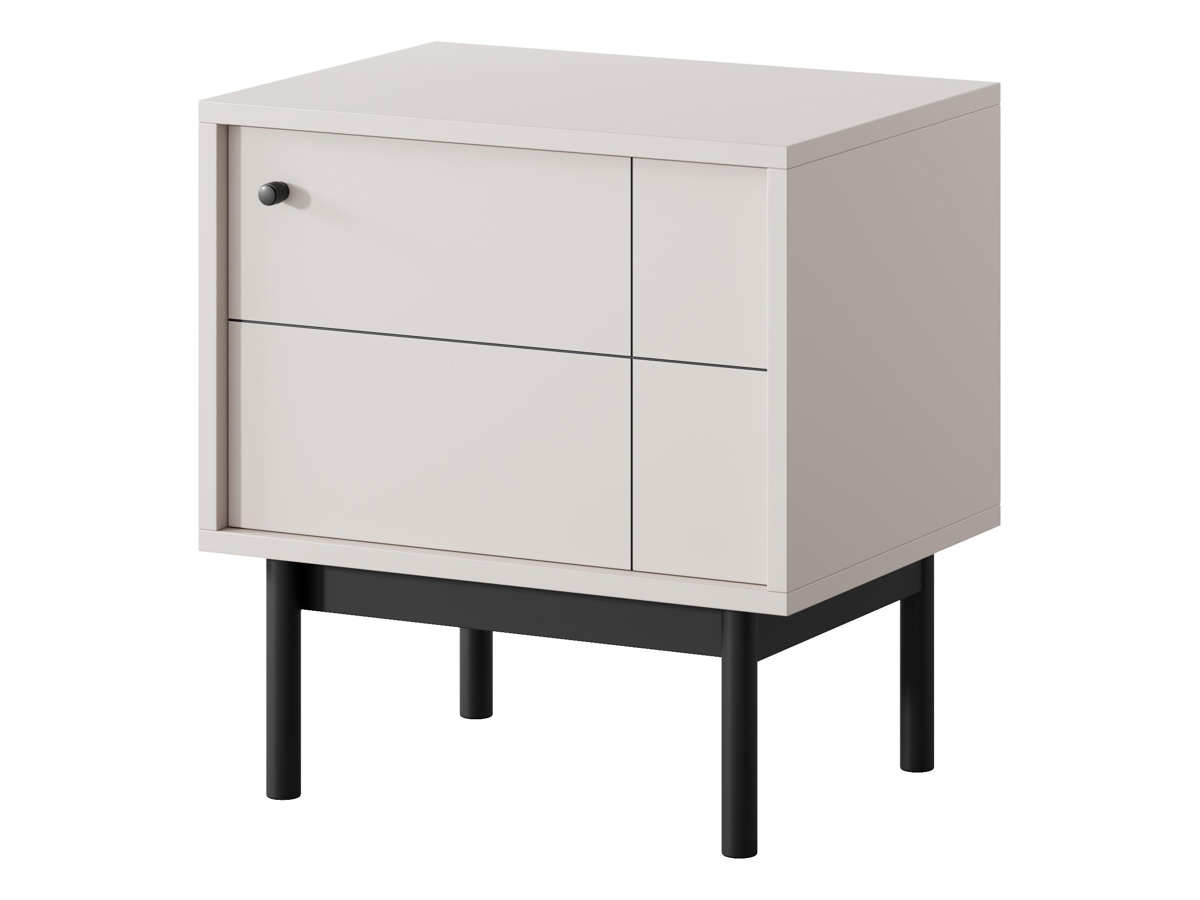 NACHTTISCH GIAPPONESE 53,5/56,6/39 cm Kaschmir - Kaschmir, Holzwerkstoff (53.5/56.6/39cm) - MASSENO