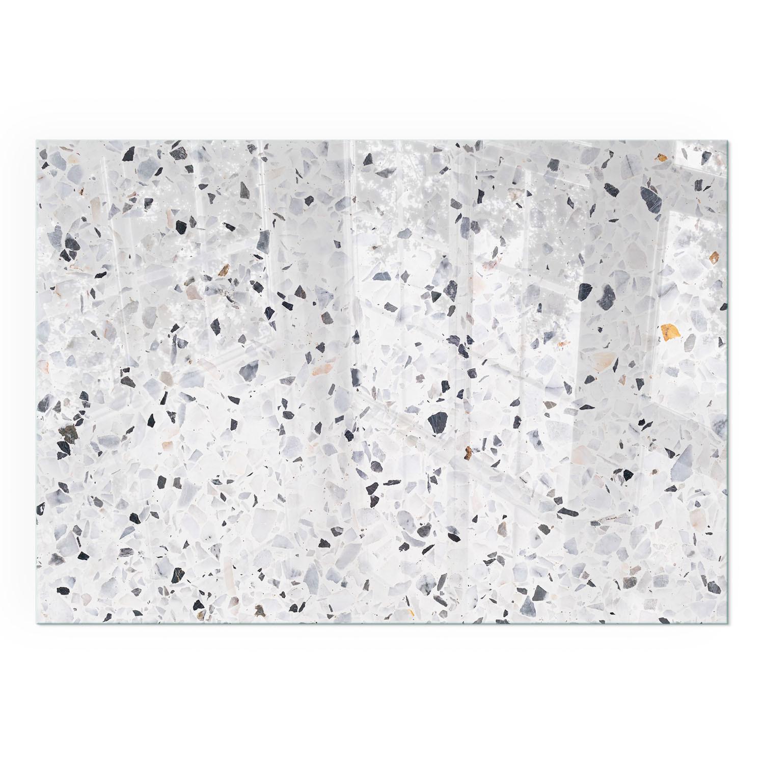 GLASPLATTE für Kamin 100x70 cm - Weiß, Glas (100/70/0.4cm) - TULUP