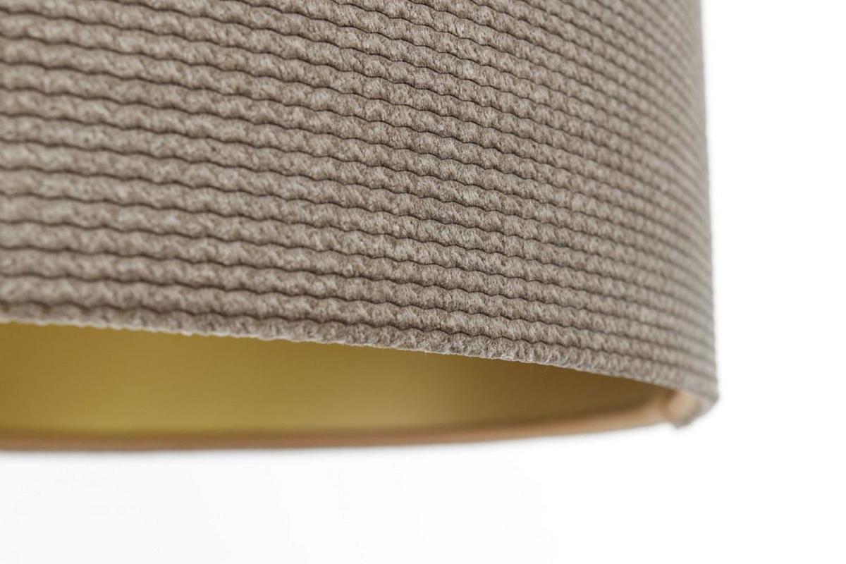 HÄNGELEUCHTE Beige 60/30 cm - Beige/Goldfarben, Kunststoff (60/0.8/30cm) - ONZENO