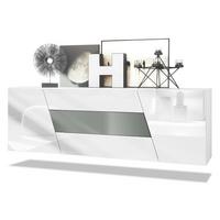 SIDEBOARD Houston Graphit Seidenmatt - Graphitfarben, Holzwerkstoff (178/57.5/38.5cm) - Vladon