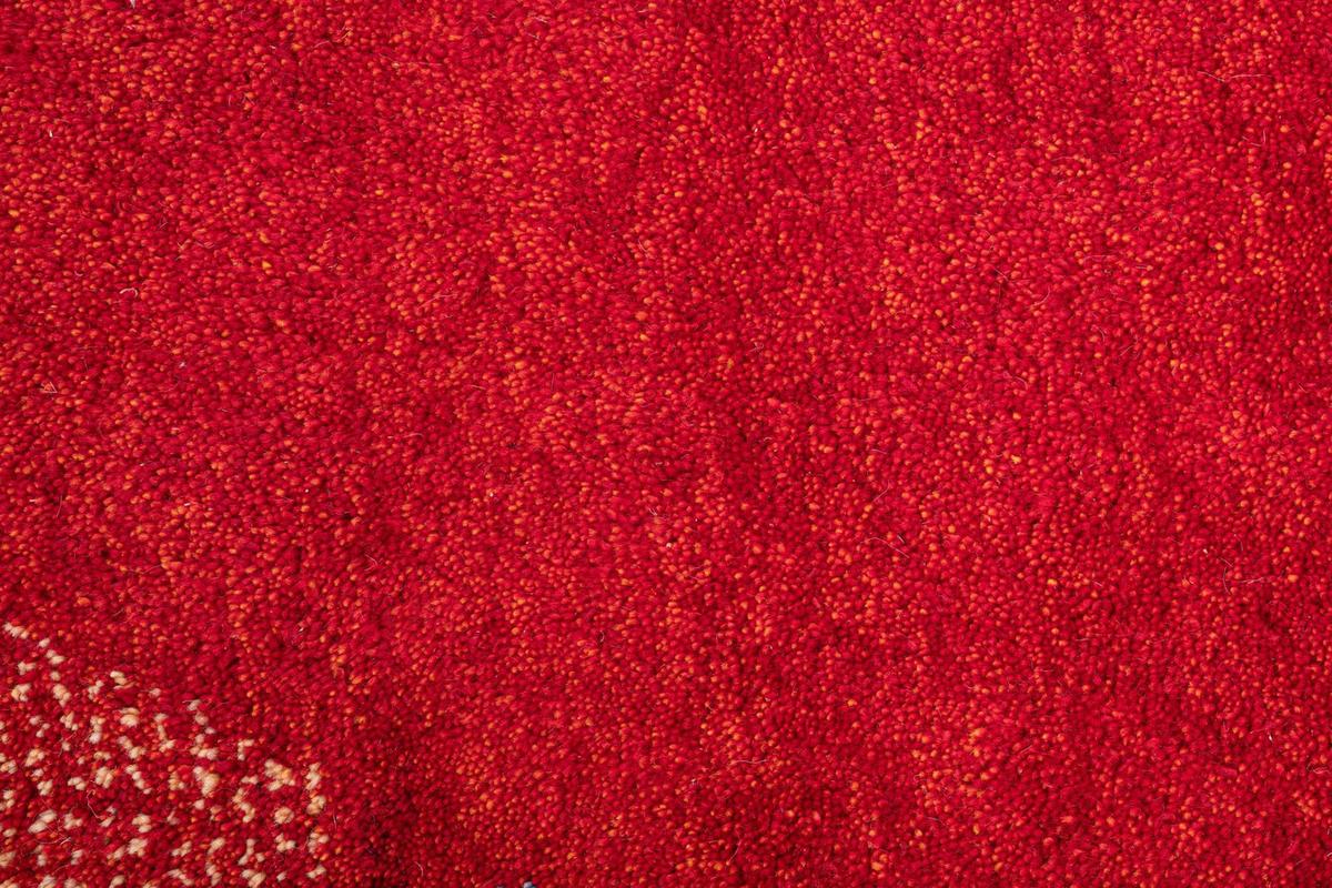 HANDKNÜPFTEPPICH Denver 190x190 cm - Rot, Textil (190/190cm) - THEKO