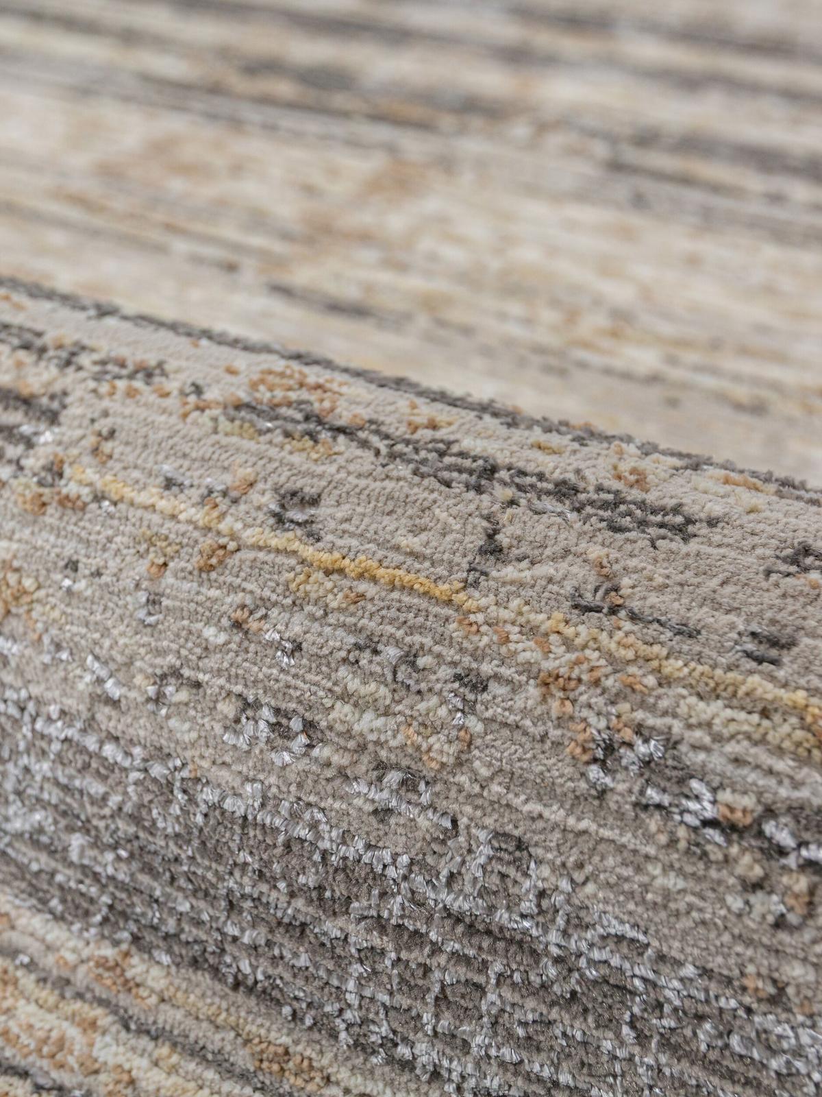 KURZFLORTEPPICH HORNER, Streifen, Natur, 120 x 160 cm - Beige, Textil (120/160cm) - KADIMA DESIGN