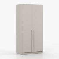 DREHTÜRENSCHRANK ROSA 2D 100/210/55, 2-türig, Kaschmir - Kaschmir, Holzwerkstoff (100/210/55cm) - imoebel24