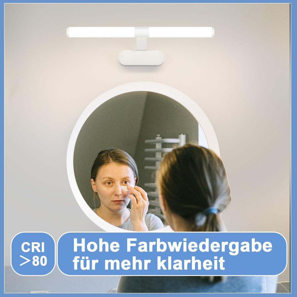SPIEGELLEUCHTE HALLE 40/4/16.8 CM - Weiß, Metall (40/4/16.8cm) - Nettlife