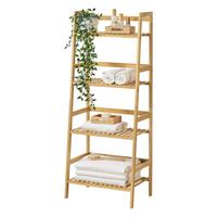 LEITERREGAL Vinje - Naturfarben, Holz (48/123/32cm) - [en.casa]
