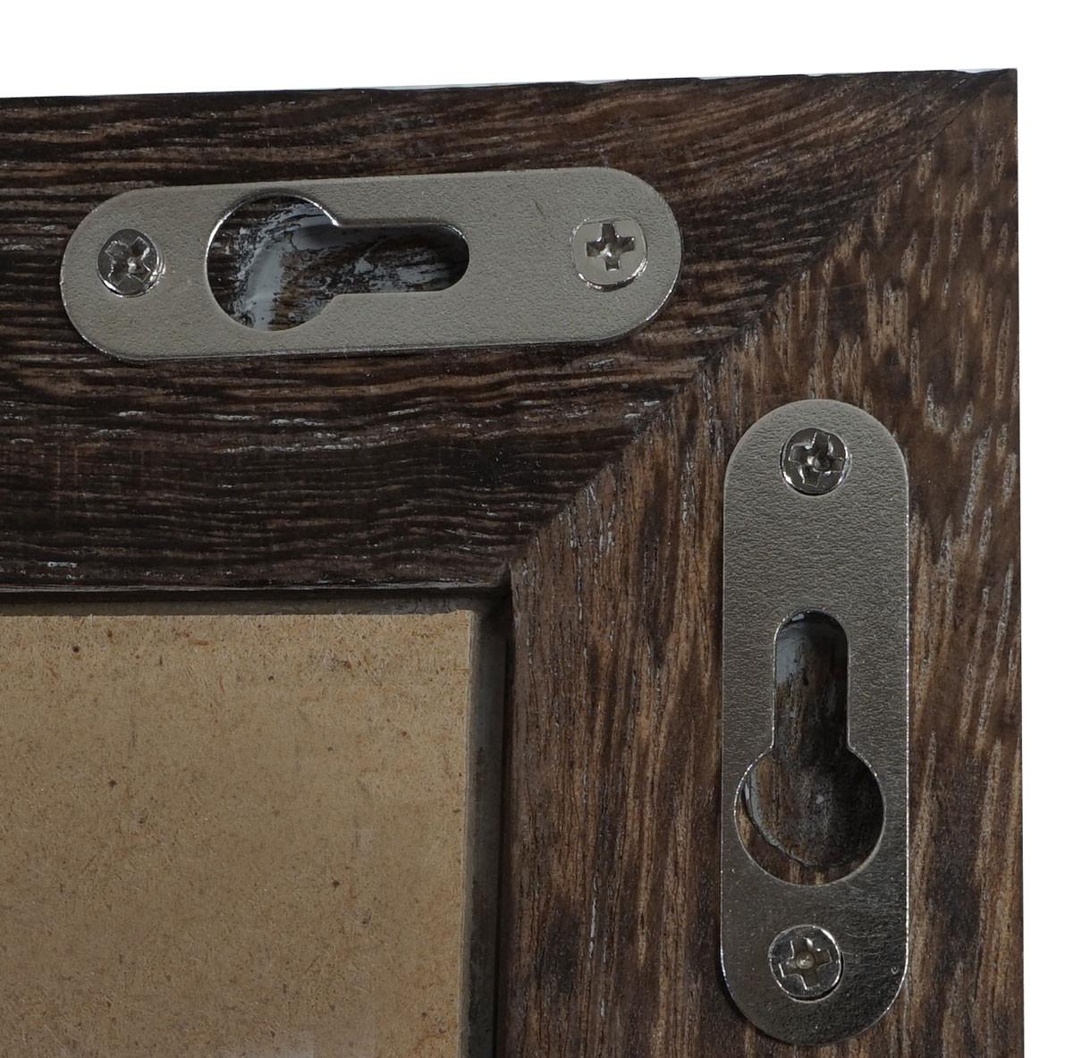 BILDERRAHMEN SHABBY-LOOK rechteckig Braun - Braun, Holz (66/46cm) - MCW