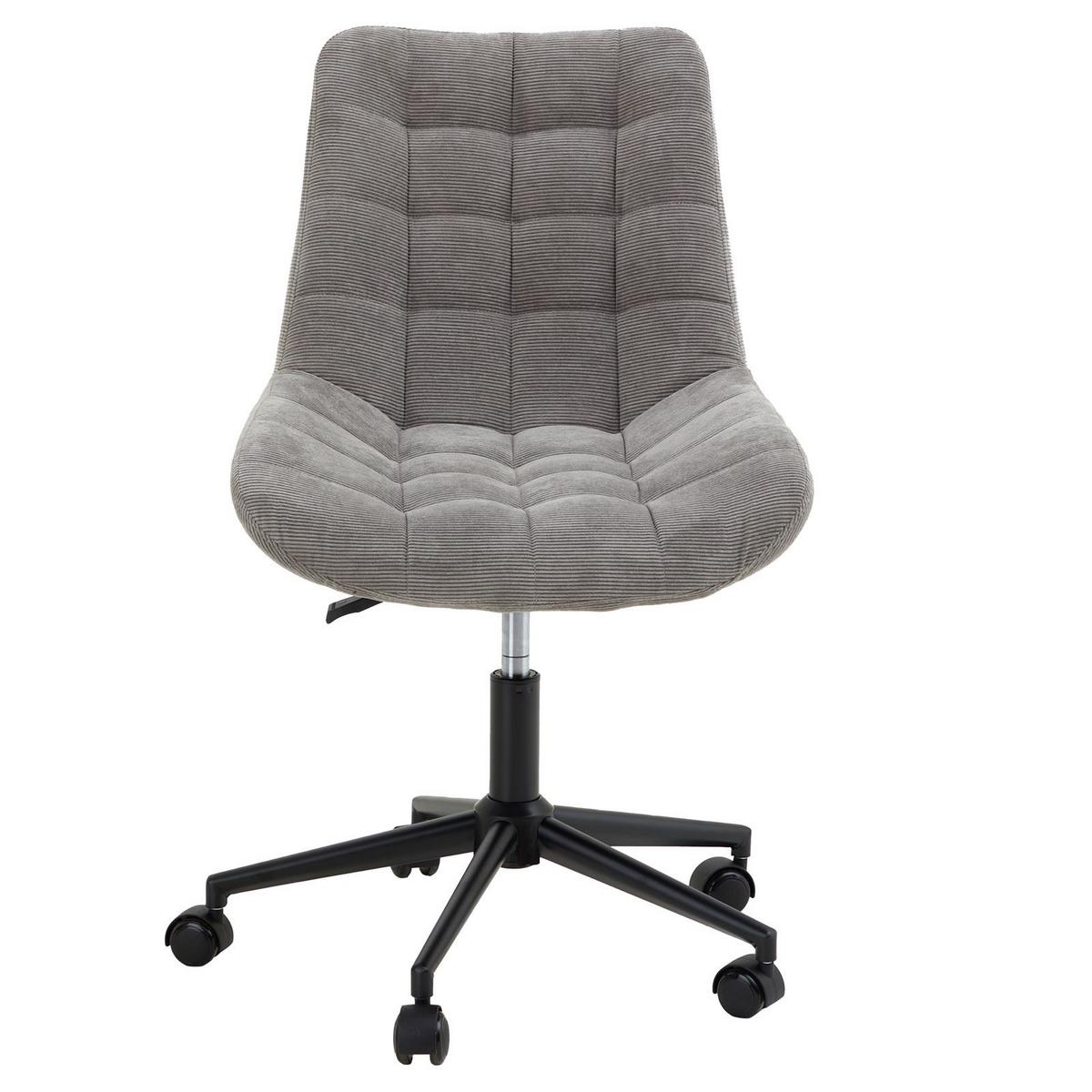 DREHSTUHL VASILO grau - Grau, Textil (54/80/61cm) - IDIMEX