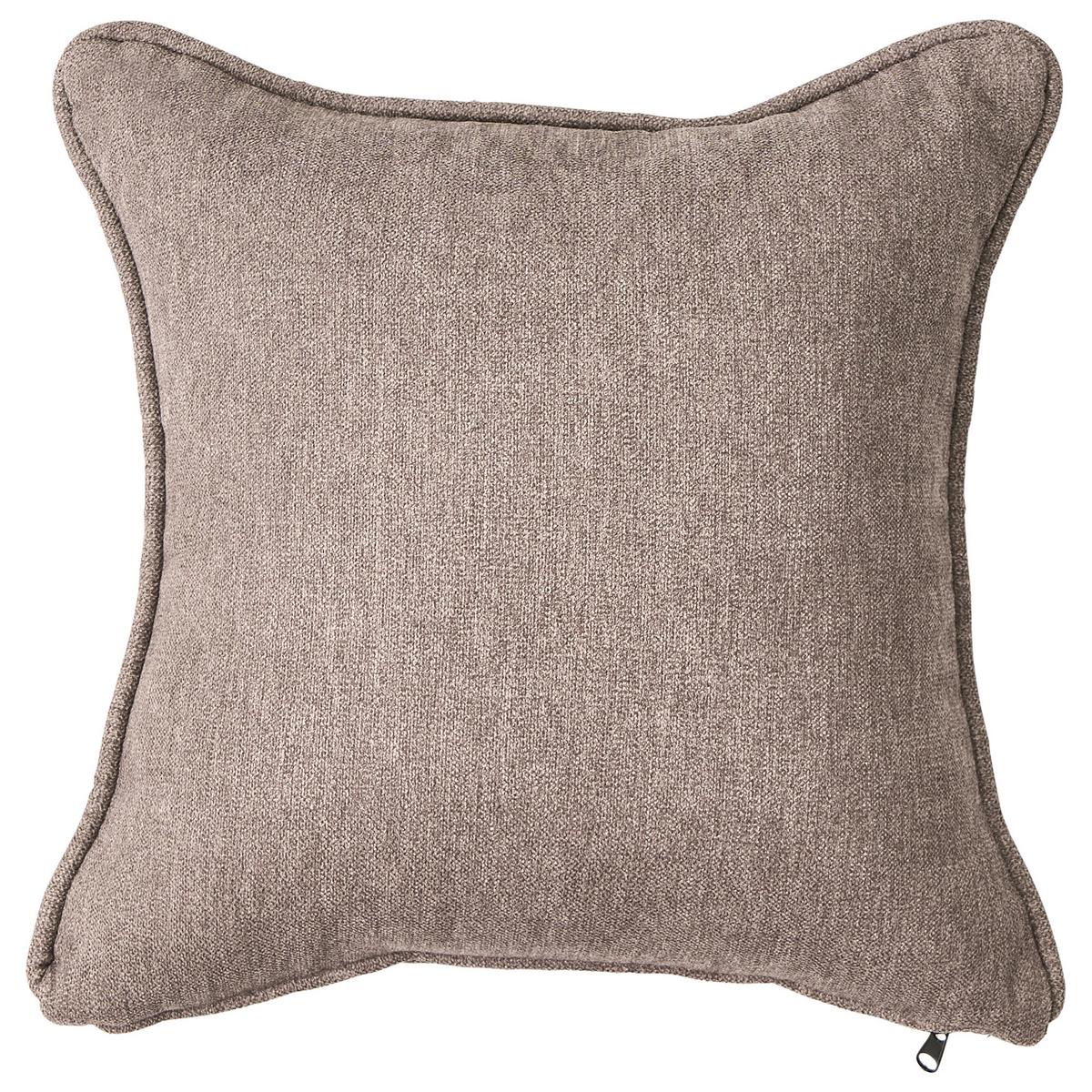 CHAISELONGUE-LINKSSEITIGE Stoff Hellbraun Chevannes - Hellbraun/Schwarz, Textil (138/74/77cm) - Beliani