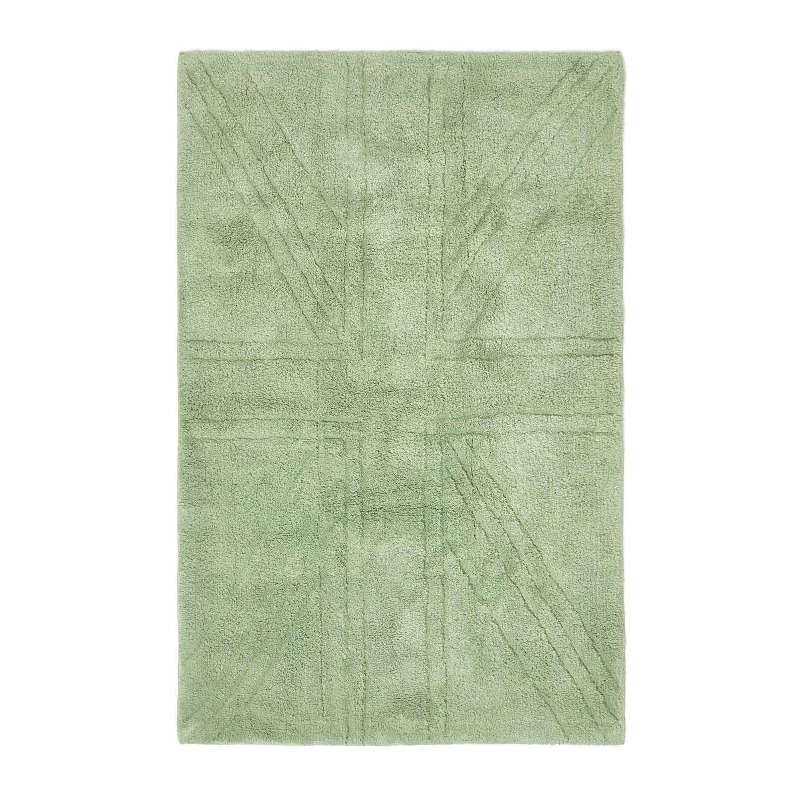 HOCHFLOR-TEPPICH Union Jack 90/150 cm - Salbeigrün, Textil (90/150cm) - Homescapes
