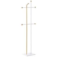 GARDEROBENSTÄNDER Gold Odhill - Goldfarben, Metall (46/162/26cm) - Beliani