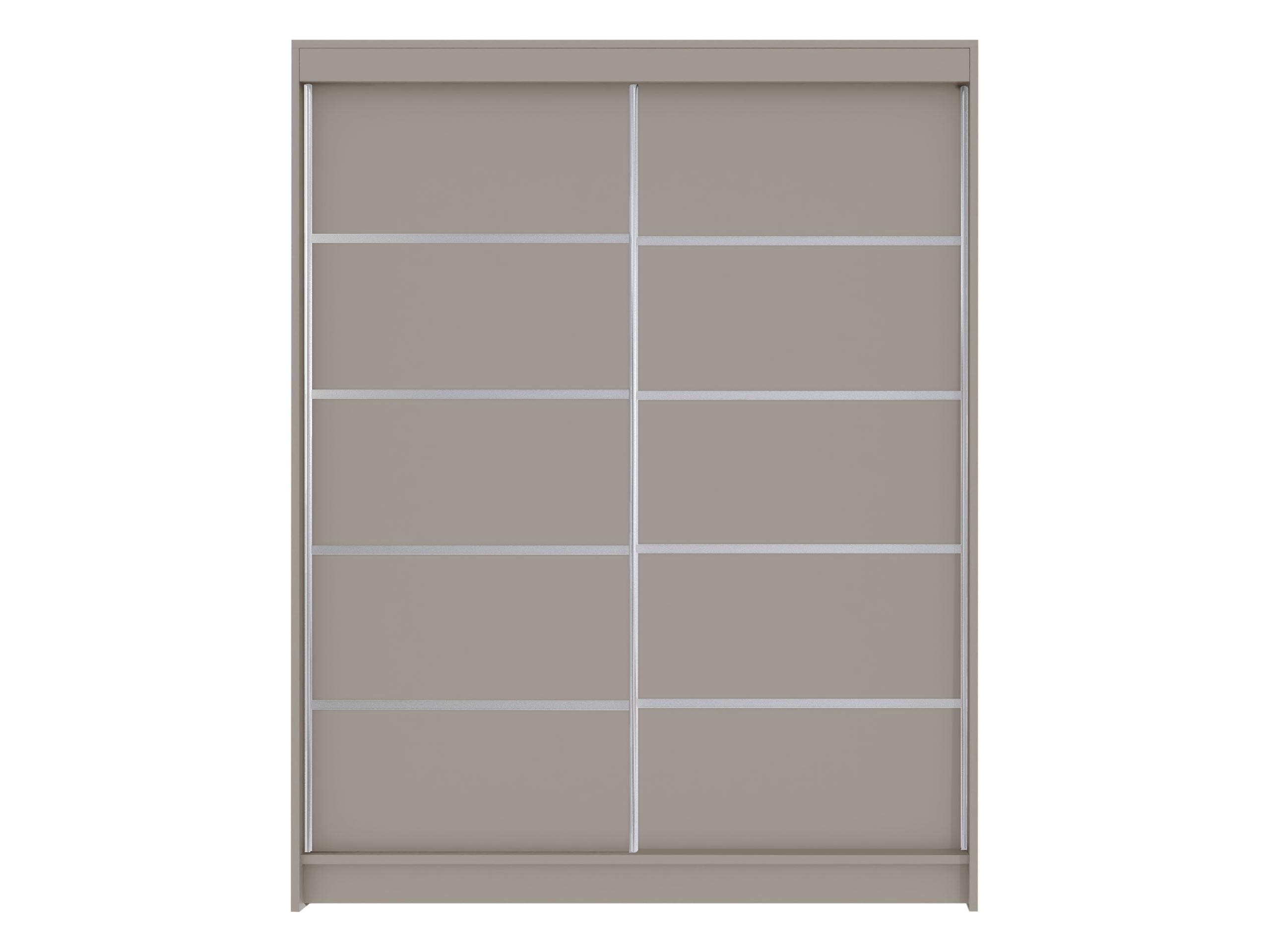 SCHWEBETÜRENSCHRANK Camino IV - Kaschmir/Silberfarben, Holzwerkstoff/Metall (150/200/58cm) - MIRJAN24