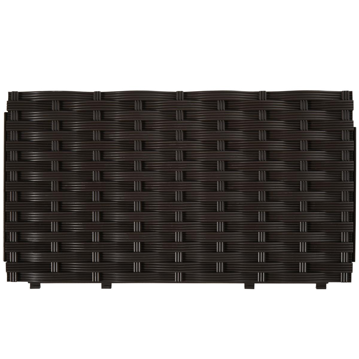 HOCHBEET, Kunststoff, Braun - Braun, Kunststoff (40/44/40cm) - Outsunny