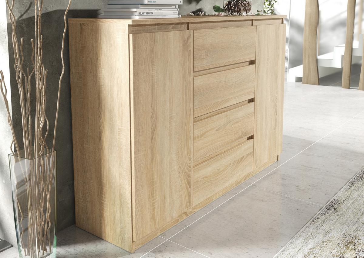 KOMMODE Sonoma 139/102/39 - Sonoma Eiche, Holzwerkstoff (139/102/39cm) - RAUMHIRSCH FURNITURE