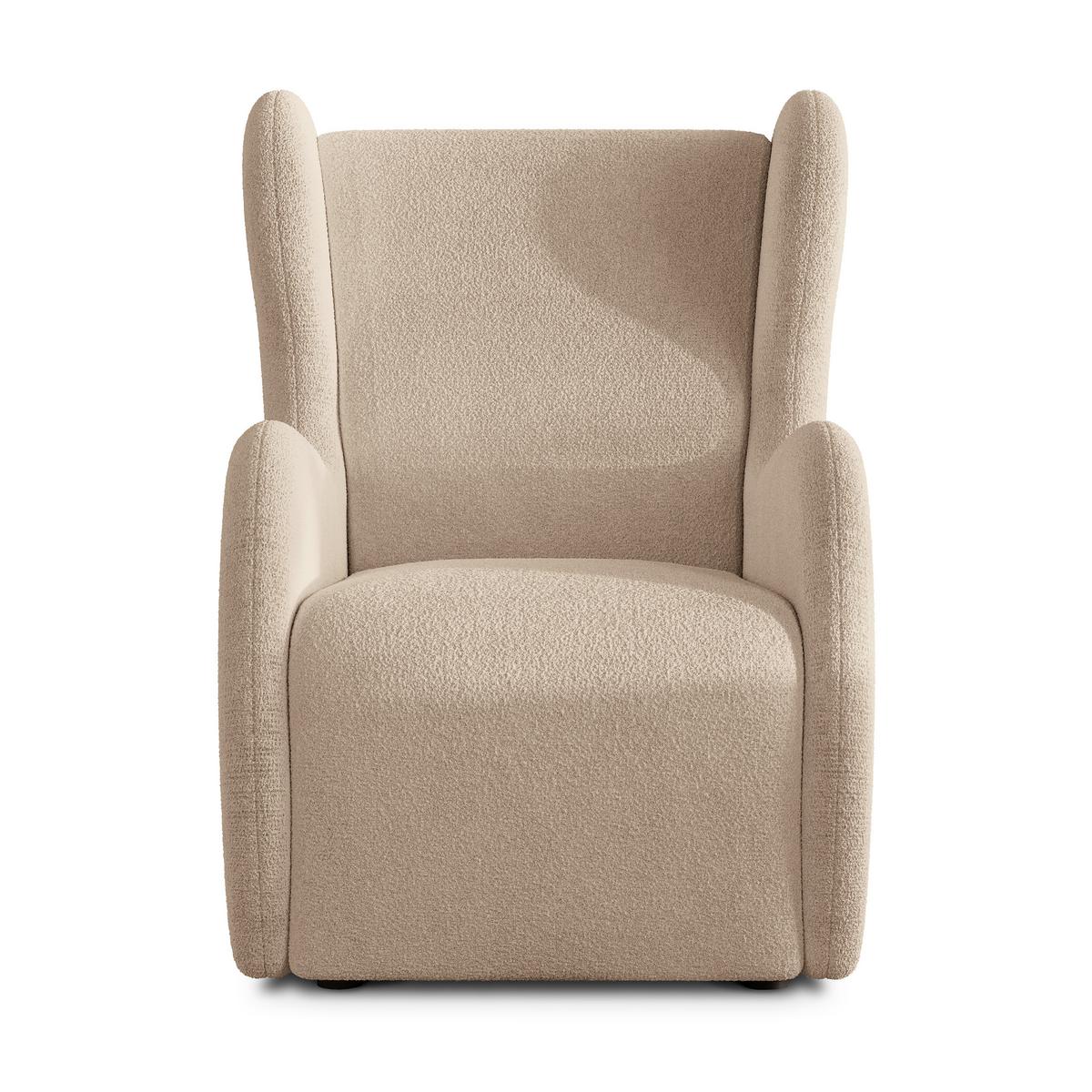 SESSEL MASTI Polstersessel Loungesessel ergonomisch, Beige - Beige, Holzwerkstoff/Kunststoff (74/100/86cm) - MASSENO