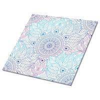 SELBSTKLEBENDE Wandfliesen 9 Stück 30x30 cm - Arabisches Mandala - Multicolor, Textil (30/1.6/30cm) - TULUP