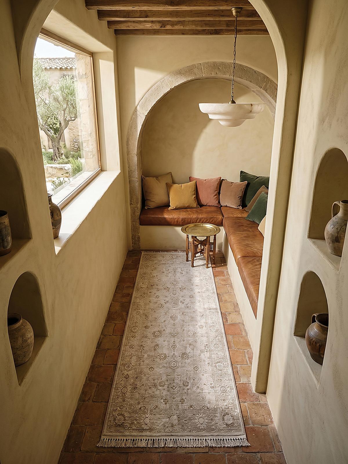 TEPPICHLÄUFER Orientalisch SCRIVIA Polypropylen Beige 80 x 150 cm - Beige, Textil (80/150cm) - KADIMA DESIGN
